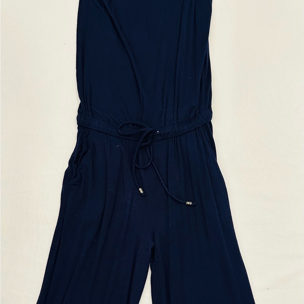 12 Pm By Mon Ami Dark Blue Jumpsuit